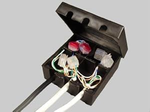 bt16a black external telephone cable junction box|telephone connection boxes uk.